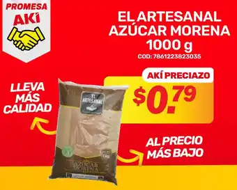 Akí El artesanal azúcar morena oferta