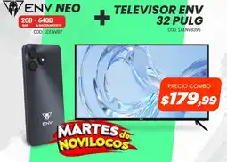 Novicompu Env neo+ env televisor 32 pulg oferta