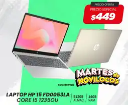 Novicompu Hp laptop 15 fd0053la oferta