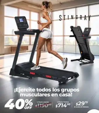 TVentas Stingray ¡ejercite todos los grupos musculares en casa! oferta