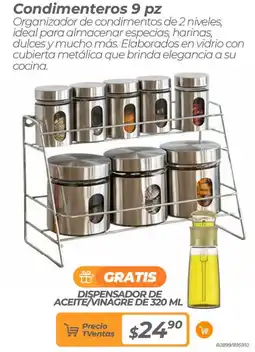 TVentas Condimenteros oferta