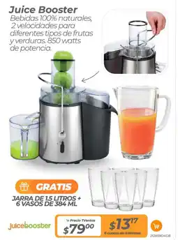 TVentas Juice booster oferta