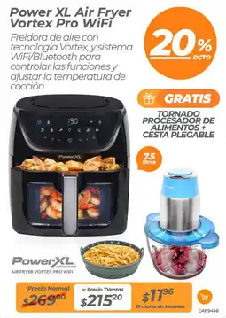 TVentas Power xl air fryer vortex pro wifi oferta