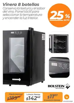 TVentas Holstein vinera 8 botellas oferta