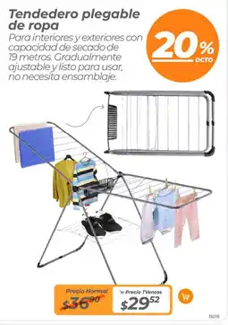TVentas Tendedero plegable de ropa oferta