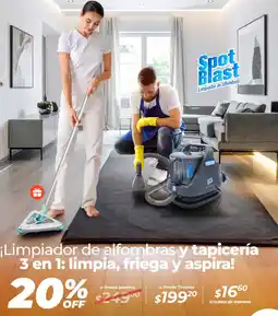 TVentas Spot blast 3 en 1 limpiador de alfombras oferta