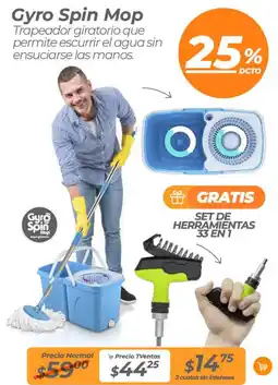 TVentas Gyro spin mop oferta