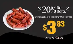 Coral Hipermercados Chorizo parrillero español oferta