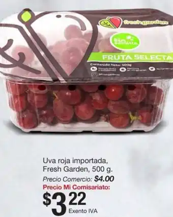 Mi Comisariato Fresh Garden uva roja importada oferta