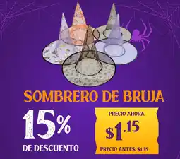 Coral Hipermercados Sombrero de bruja oferta