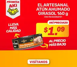 Akí El Artesanal atún ahumado girasol oferta