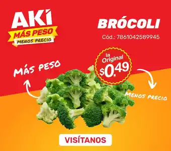 Akí Brócoli oferta