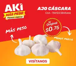 Akí Ajo cáscara oferta