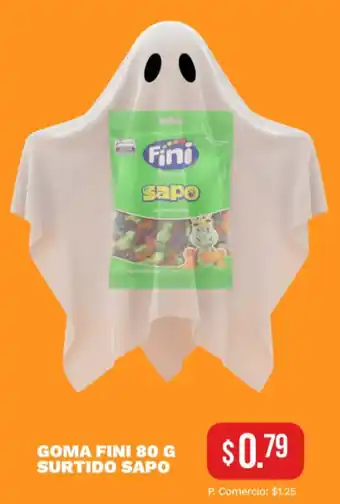 Goma fini surtido sapo