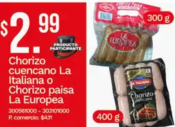 Tia La europea chorizo cuencano la italiana o chorizo paisa oferta