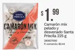 Tia Santa priscila camarón mix desvenado oferta