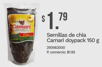 Camari semillas de chia doypack