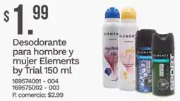 Tia Elements desodorante para hombre y mujer by trial oferta