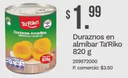 Tia Ta'riko duraznos en almíbar oferta