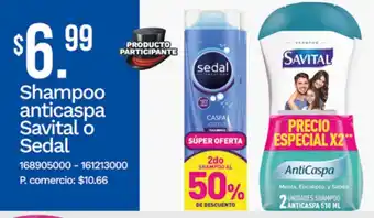 Savital o sedal shampoo anticaspa