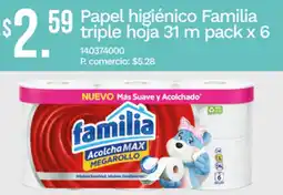 Tia Familia papel higiénico triple hoja oferta