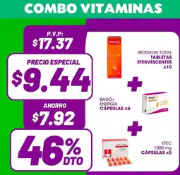 Farmacias SanaSana Redoxon total tabletas efervescentes oferta