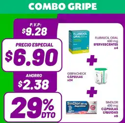Farmacias SanaSana Fluimucil oral efervescentes oferta