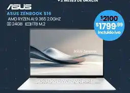 Computron Asus zenbook s16 oferta