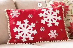 Pycca Cojín rojo copos oferta