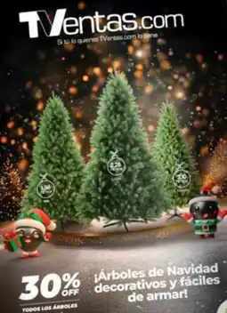 TVentas Árboles de Navidad decorativos y fáciles de armar oferta