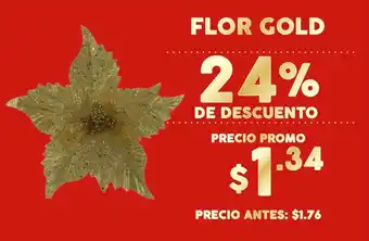 Coral Hipermercados Flor gold oferta