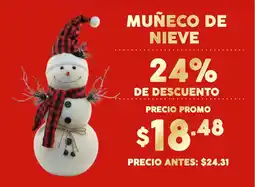 Coral Hipermercados Muñeco de nieve oferta