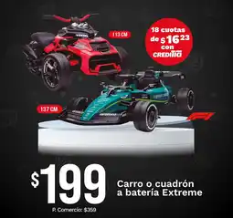 Tia Extreme carro o cuadrón a batería oferta