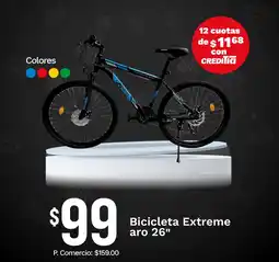 Tia Extreme bicicleta aro 26" oferta