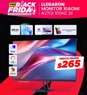 Xiaomi monitor A27QI 100Hz 2K