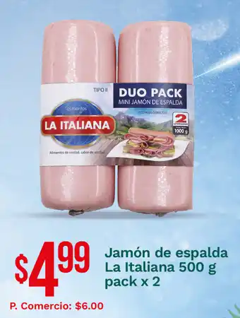 La Italiana Jamón de espalda