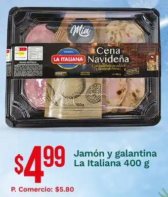 La italiana jamón y galantina