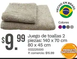 Tia Juego de toallas 2 oferta
