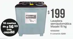 Tia Masaki lavadora semiautomática oferta