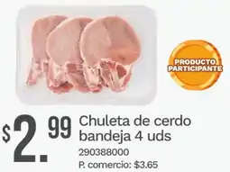 Tia Chuleta de cerdo bandeja oferta