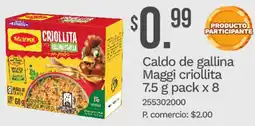 Tia Maggi caldo de gallina criollita oferta