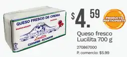 Tia Lucilita queso fresco oferta