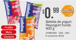 Tia Reyyogurt bebida de yogurt funda oferta