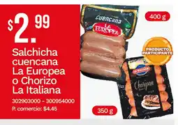 Tia La italiana salchicha cuencana la europea o chorizo oferta