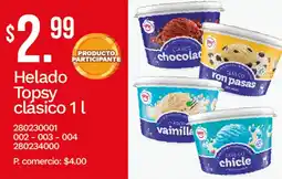 Tia Topsy clásico helado oferta