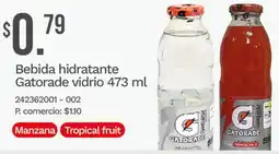 Tia Gatorade bebida hidratante vidrio oferta