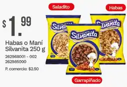 Tia Silvanita habas o maní oferta