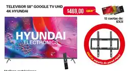 Tia Hyundai televisor 58" google tv uhd oferta