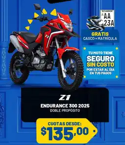 Orve Hogar Z1 endurance 300 2025 doble propósito oferta