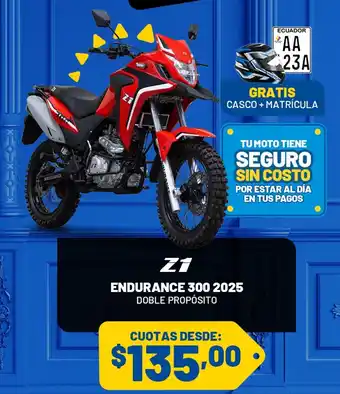 Orve Hogar Z1 endurance 300 2025 doble propósito oferta